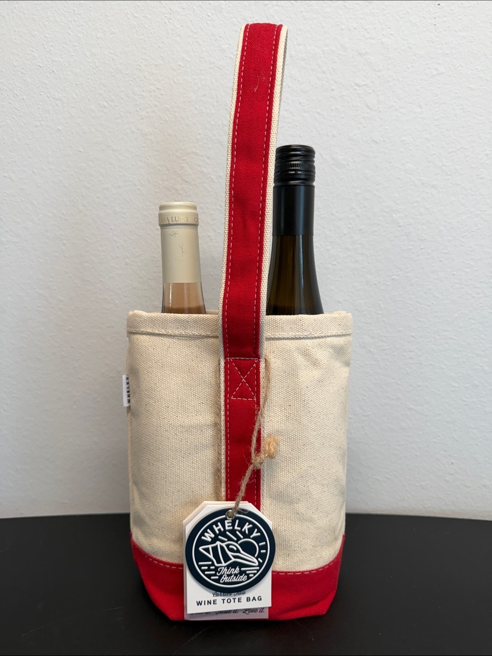 Whelky | Canvas Wine Tote Bag 🍷